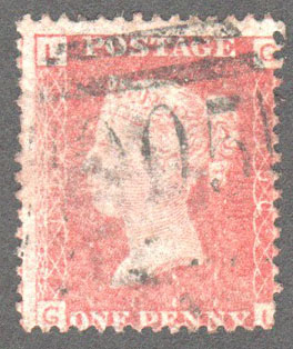 Great Britain Scott 33 Used Plate 190 - GL - Click Image to Close